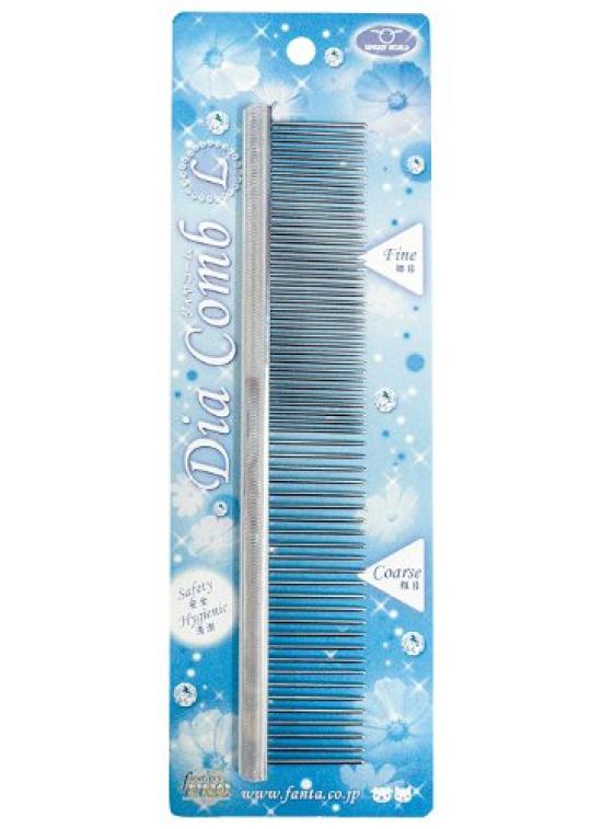 

Fantasy World Diamond Comb L dogs and Fine Coarse Tooth Comb (for cats) +