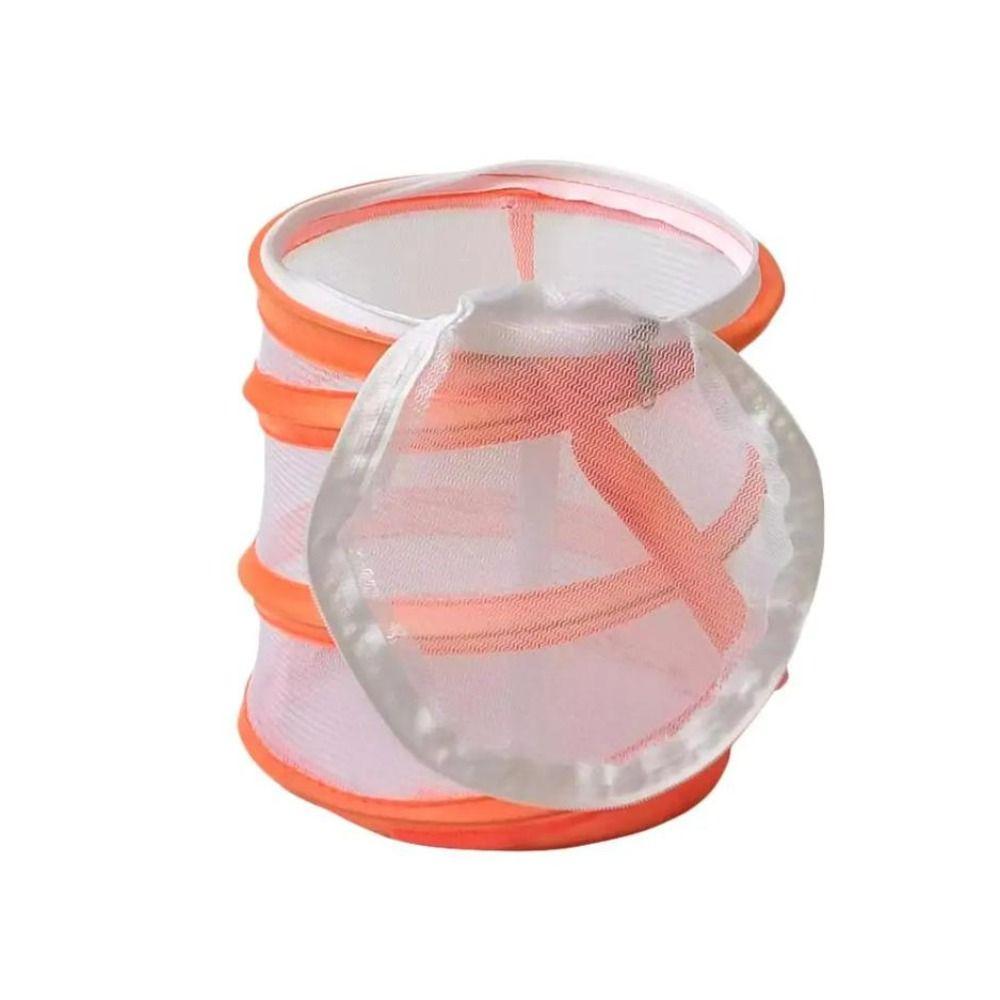 Foldable Butterfly Habitat Cage Collapsible Design Handheld Insect Cage Outdoor Use