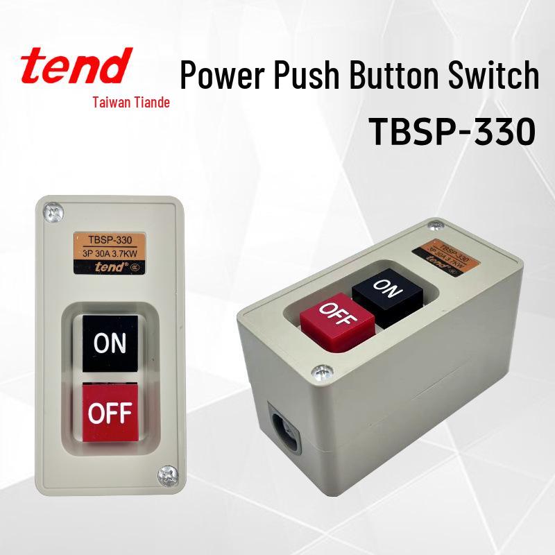 

TEND Tiande TBSP-330 Кнопковий вимикач живлення 20А 3,7 кВт 3P Оригінал