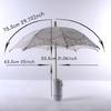 Embroidery Flower Girl Umbrella 26/31/43/53cm Kids Sun Umbrella  Bride Wedding Gift