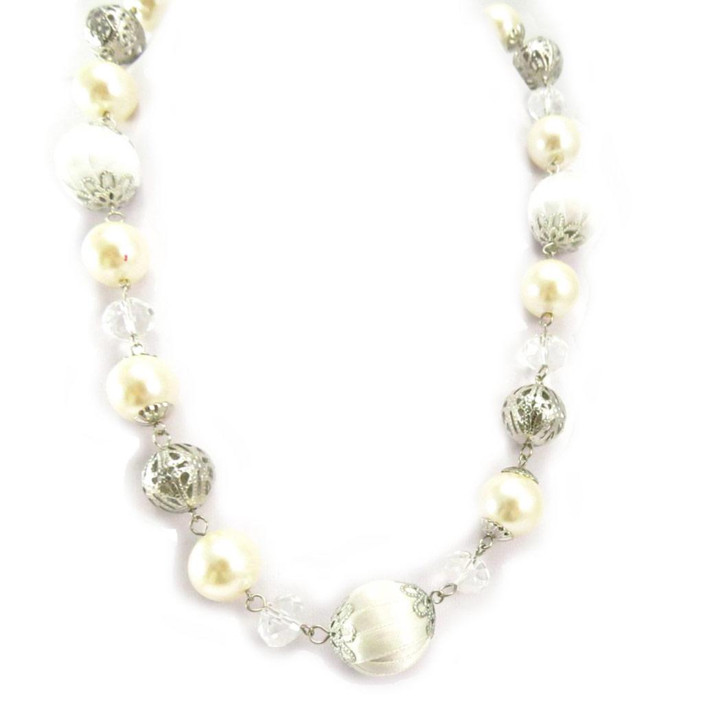 Les Trésors De Lily [K6550] – Halskette „Scarlett“ aus Elfenbein