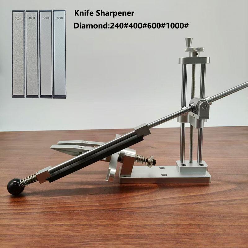 Επαγγελματικός Σχεδιασμός Σταθερής Γωνίας Ακροδέκτη Ακονιστήρι Μαχαιριών Εργαλεία Μαχαιριών Κουζίνας Σύστημα Ακονίσματος Μαχαιριών με πέτρες διαμαντιού Σετ