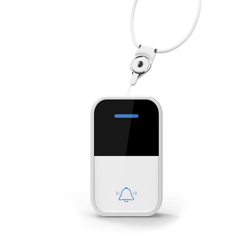 IP44 Waterproof Long-Range Wireless Call Button for Seniors with High Volume Doorbell