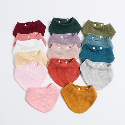 Baby Infant Baumwolle Lätzchen Einfarbig Schal Fütterung Speichel Handtuch Bandana Spucktuch Junge Mädchen Babys Zubehör Neugeborenen