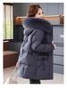 Damen Mittellange Jacke mit 90 % Daunenfüllung (weiße Entendaunen) - Wintermode 2025 für mittleres und älteres Alter