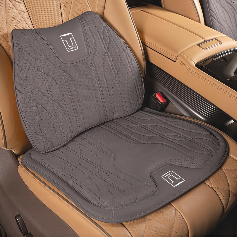 All-Season Car Interior Set: Fits Tank 300 Headrests & Tank 500 Seat Cushions, Includes Lumbar Supports, One-Piece Breathable Design.