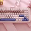 KeyByeLab Cute Cat Keycap Set PBT+PC Custom Personalized Keyboard Cap Cherry Profile KeyCap for Mechanical Keyboard Accessories