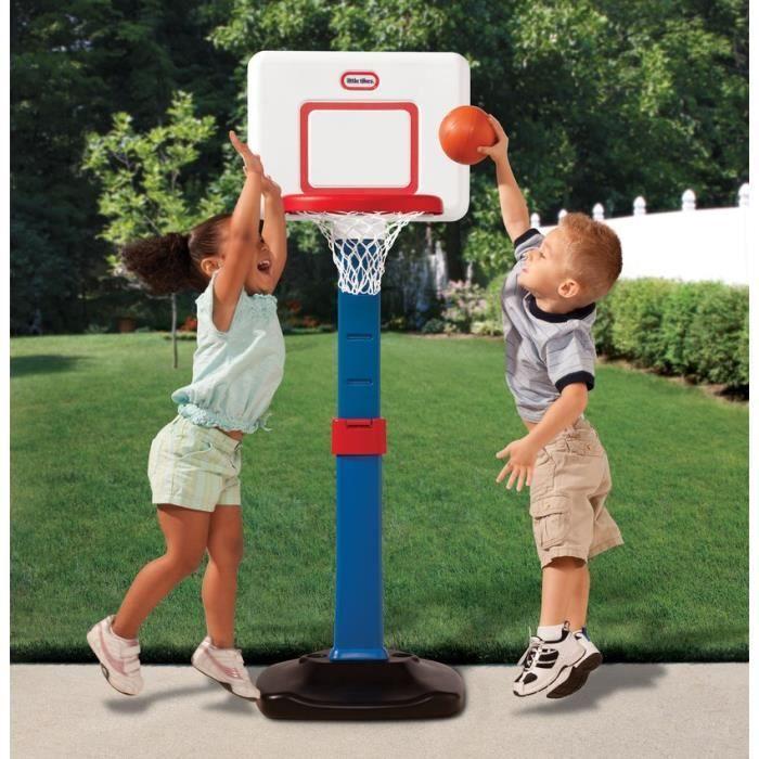 Petit Panier de Basket - Little Tikes - Kit de Basketball - La hauteur est réglable - A partir de 18 mois jusqu'à 5 ans