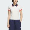 Adidas Originals SS25 Short Logo Slim Fit Sports Polo Shirt Women Tops KF9611