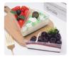 Modello Espositore Dessert Gelatina Budino Triangolare Mousse Torta Fragola Mango Francese