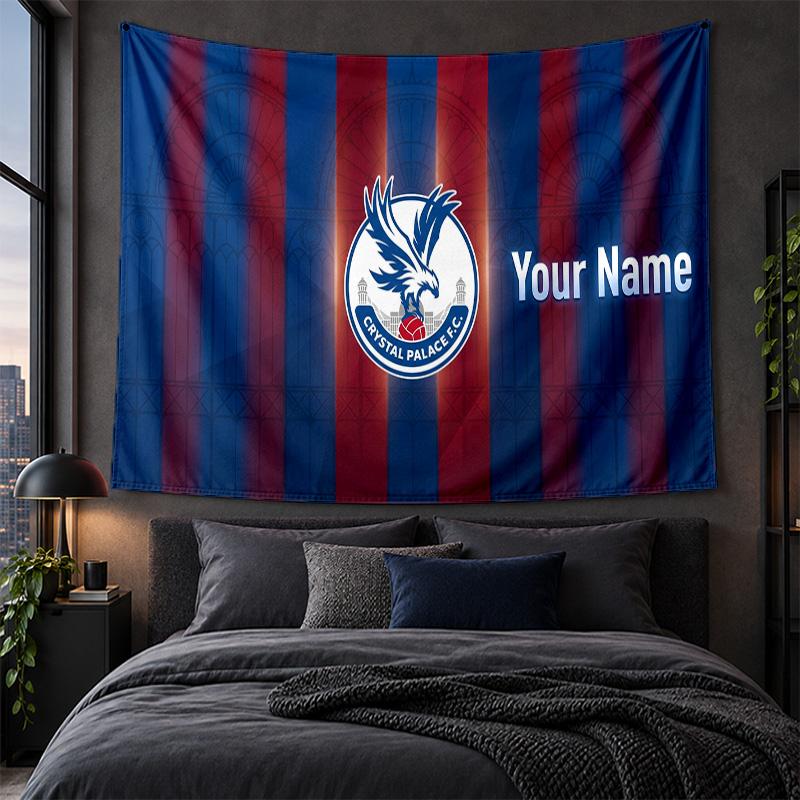Personalized Tapestry Wall Hanging Crystal Palace Pattern Art Background Cloth
