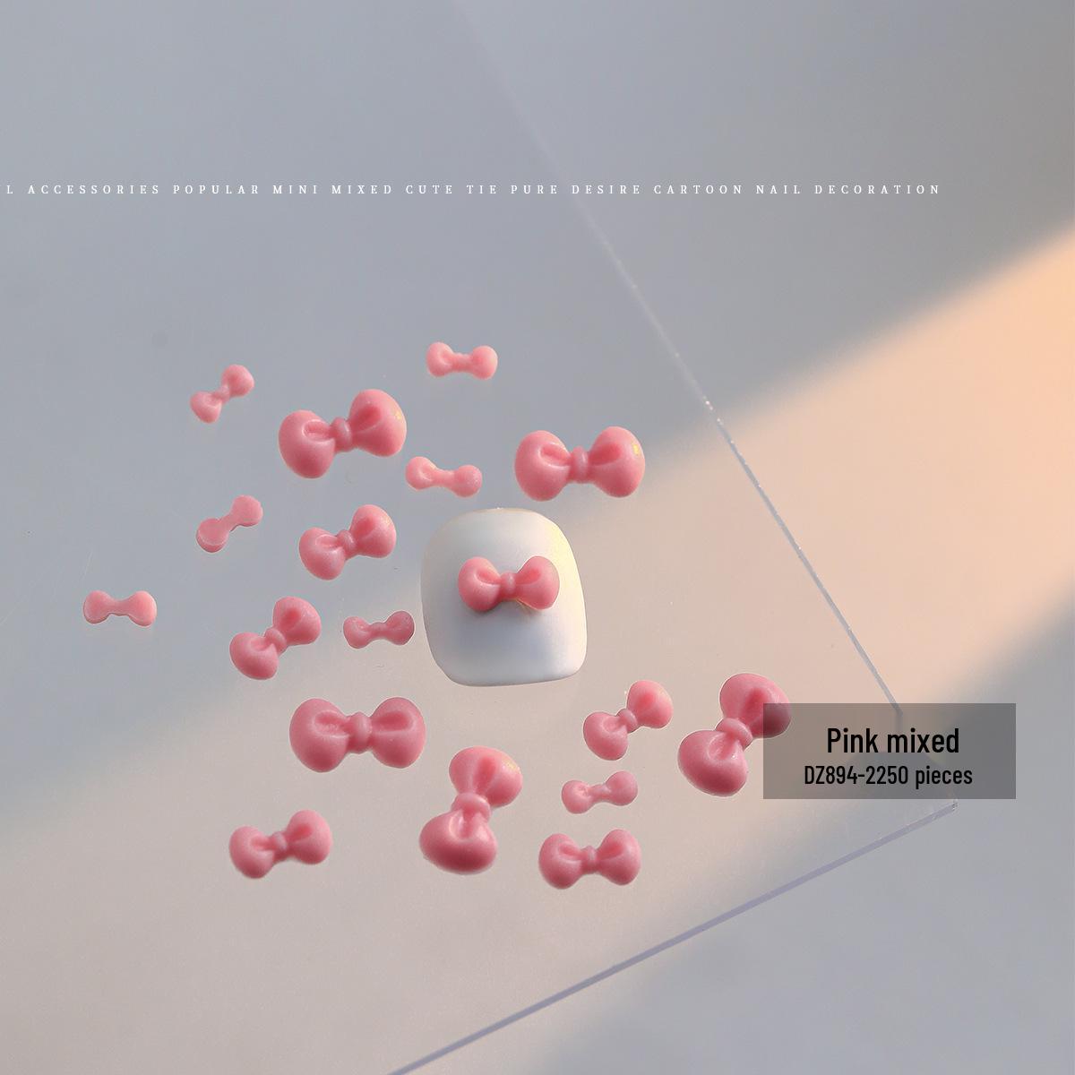 

Красочные 3D аксессуары для нейл-арта в виде галстуков-бабочек для милых девушек
