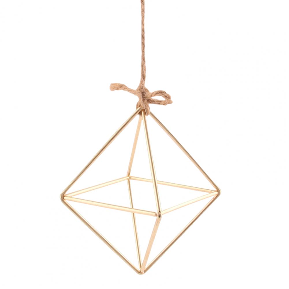 

Железный геометрический горшок для макраме, карманный настенный декор для двора в стиле бохо, садоводство, подвесная подставка для зеленых растений, держатель для воздушных растений, домашний декор