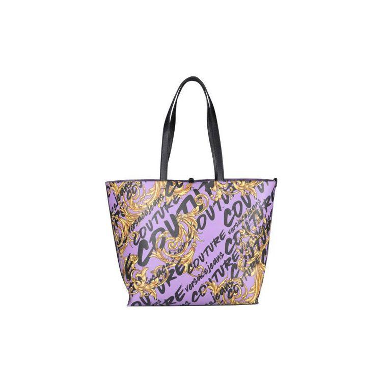 

Versace Jeans Couture Fashion Polyester Tote Bag Women Tote Bags Purple 73VA4BZ1-ZS495-PF4 Basic Set (Bag+Dust Bag)