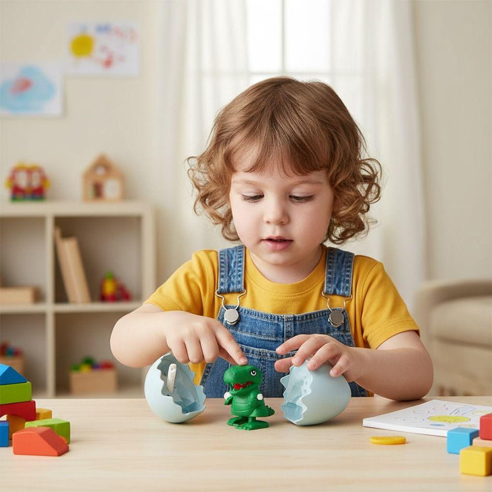 Walking Dinosaur Clockwork Animal Jumping Egg Toy Cartoon Kids Up Chain Animal Running Egg Toys