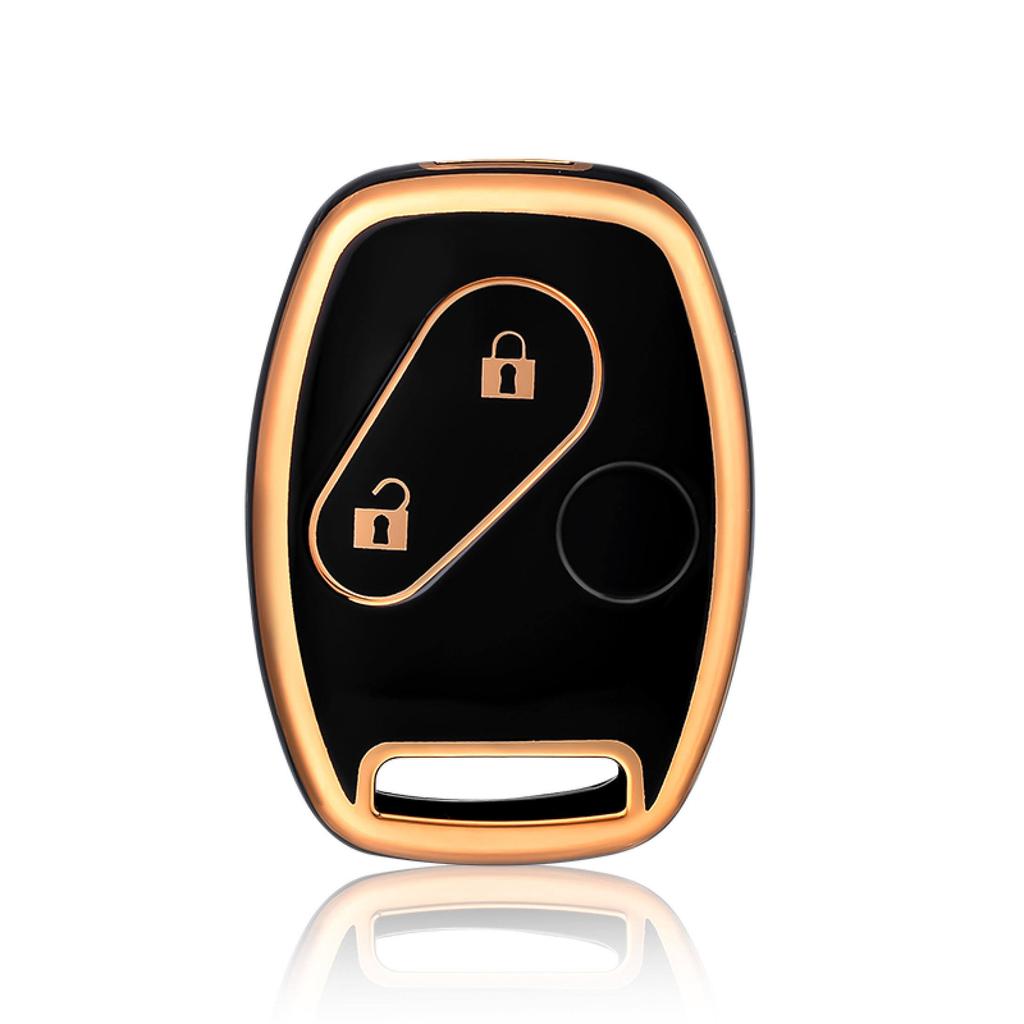 2/3 Buttons Soft TPU Car Key Case Cover for Honda Fit CIVIC JAZZ Pilot Accord CR-V Freed Freed Pilot StepWGN Insight Key Shell