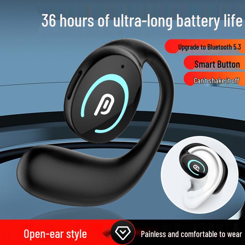 New Style Bone Conduction Bluetooth 5.3 Ear-Hook Sports Earphones with Ultra-Long Battery Life