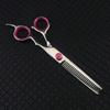 1pcs Professional Hair Cutting Scissor, Stainless Steel Home Hairdressing Scissors, Pink, Hairstyling Tools, Salon Beauty Travel Essentials