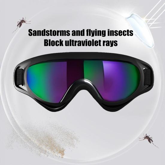 Dog Goggles Wind Dust Fog Proof Eye Wear UV Protection Pet Sunglasses with Adjustable Strap for Pet Travel Skiing