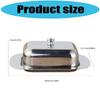 Multipurpose Stainless Steel Cheese And Butter Storage Container Square Design Kitchenwares For Freshness Snacks Baking