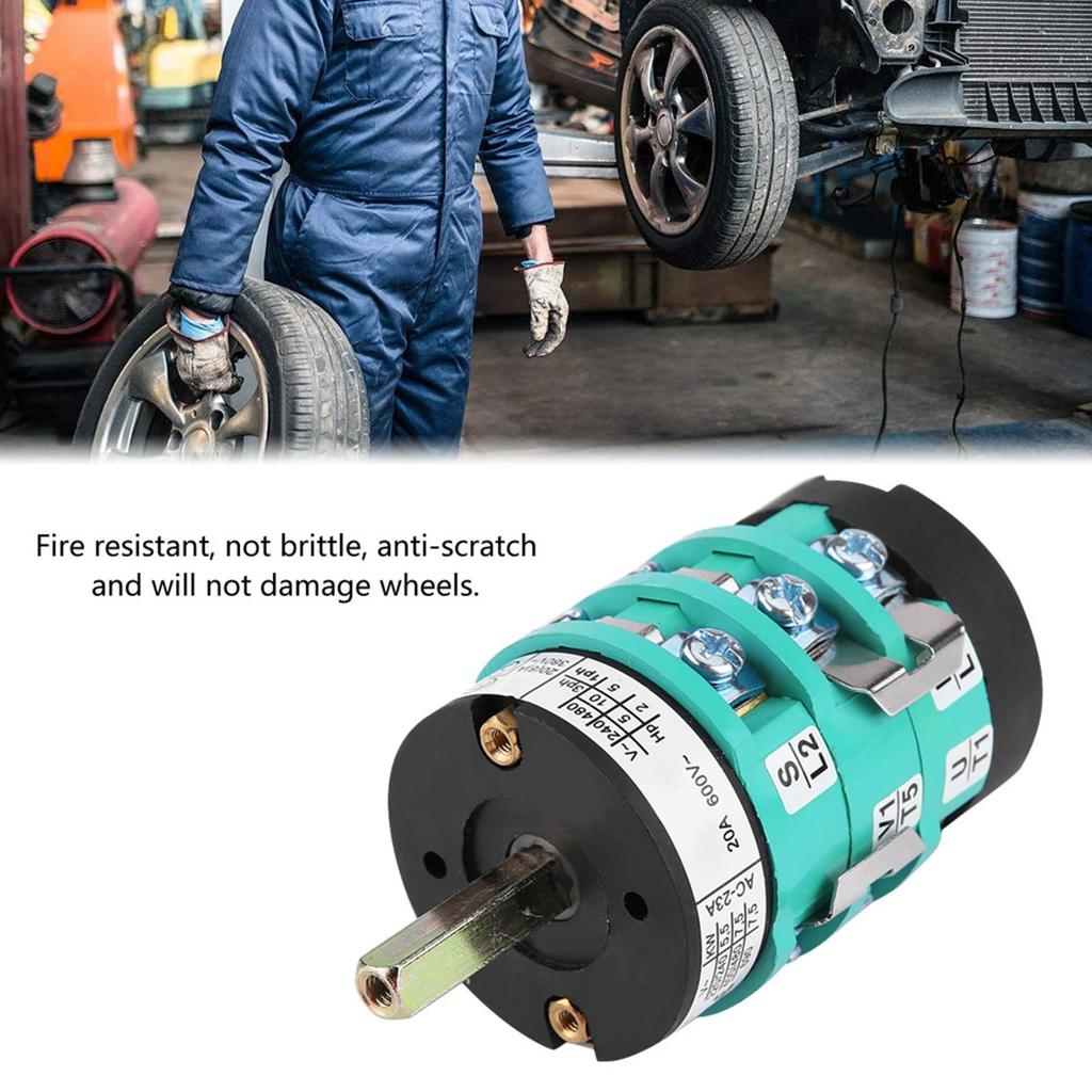 Efficient 32A Tire Changing Pedal Switches for Car Maintenance Supports 220V and 380V Voltages Space Saving Installation