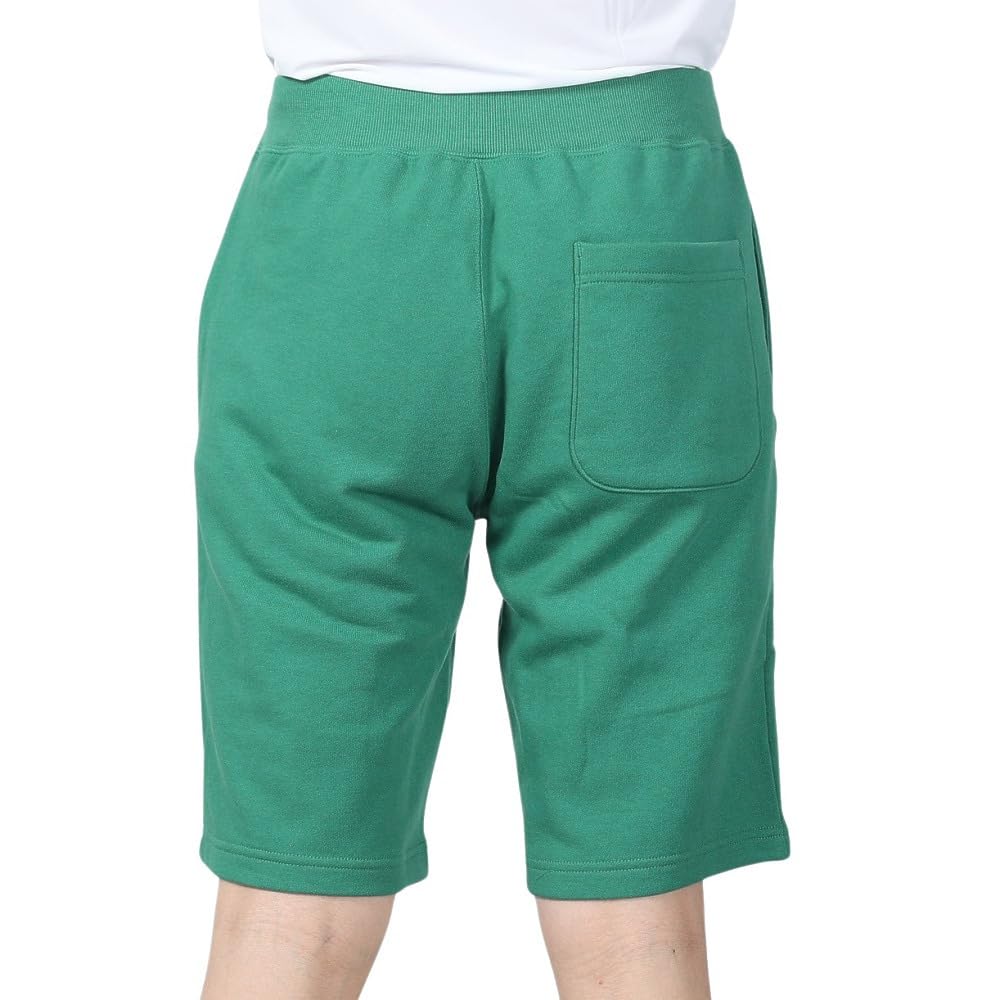 Champion Basic Fleece Sweat Shorts with Graphic Light Men's Print, Green, C3-Z513