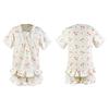 Women's Cherry Print Short Sleeved Shorts Pajama Set Sweet Lace Border Home Wear Loose And Breathable Two-piece Set