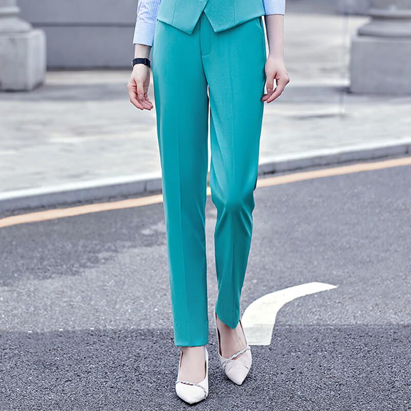 Women's Professional Straight Leg Suit Trousers