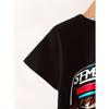 New summer set for teenagers, cool and handsome boy print, casual pullover, boy T-shirt shorts set