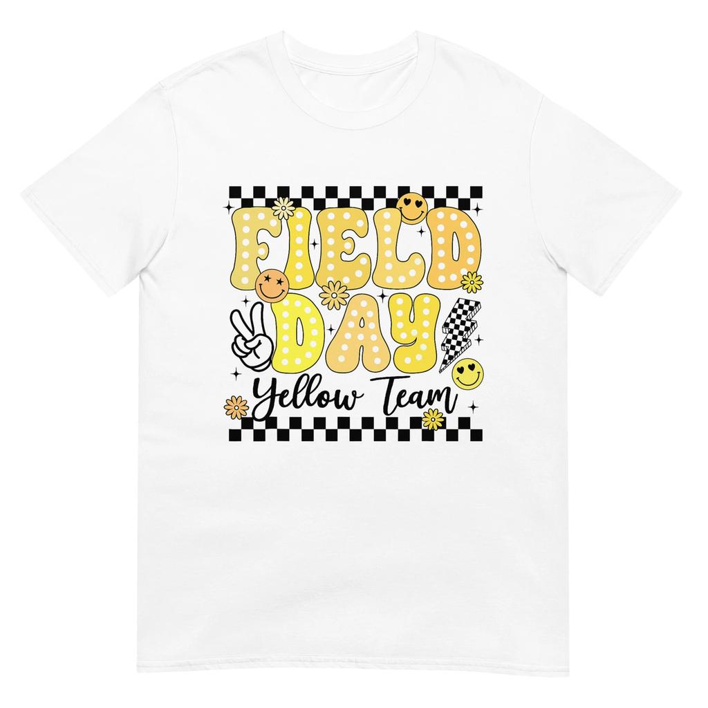 Field Day Yellow Team Field Trip Game Competition Student T-Shirt