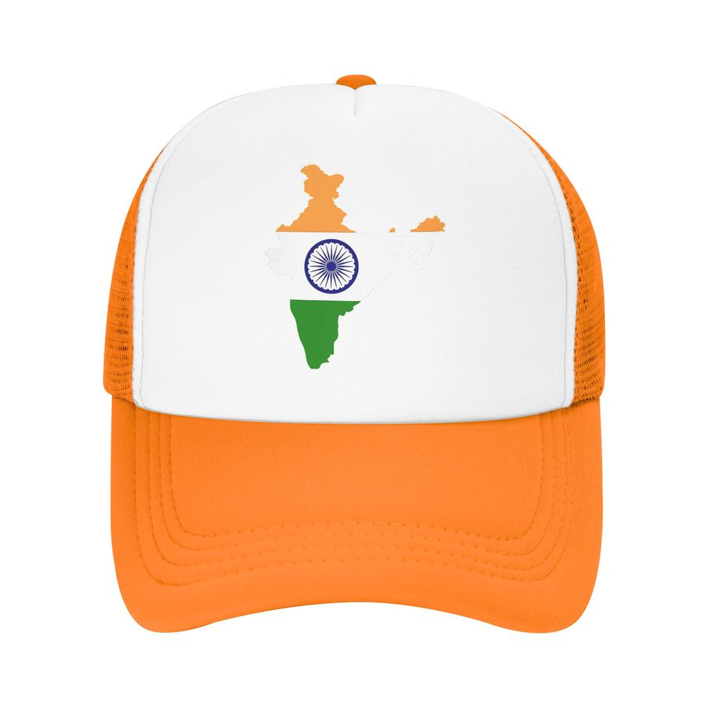 Summer Sun Hats India Flag Emblem  Baseball Cap  Casual Trucker Hat Spring Unisex Women Tennis Skate Baseball Caps