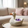 Duck Flowerpot Mold Multi-Functional Gypsum Cup Mold Vase Storage Mold Silicone For Candle Making Art Projects Gypsum Casting