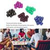50PCS Dice Set 0.6 Inch Plastic Translucent 6 Sided Round Corners Dice Cubes for Table Games Board Games