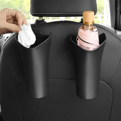 Porte-parapluie de voiture Baril Boîte de rangement Étanche Boîte à suspendre Noir Bidon Bouilloire Support en plastique Rangement Poubelle Baril à parapluies Outils