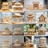 3-8mm Round Natural Wooden Bamboo Sticks DIY Handmade Craft Making Small Wooden Stick Material For Woodworking Supplies Graft
