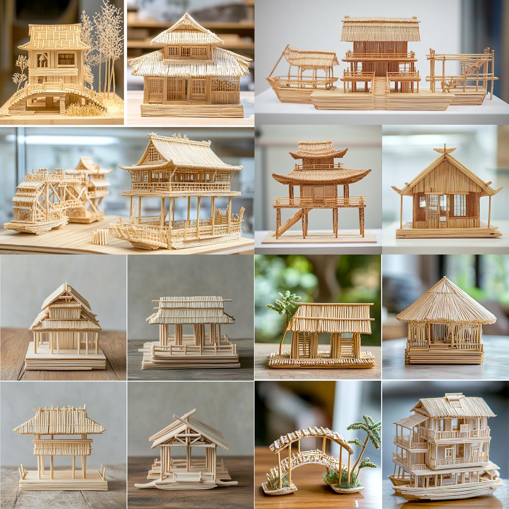 3-8mm Round Natural Wooden Bamboo Sticks DIY Handmade Craft Making Small Wooden Stick Material For Woodworking Supplies Graft