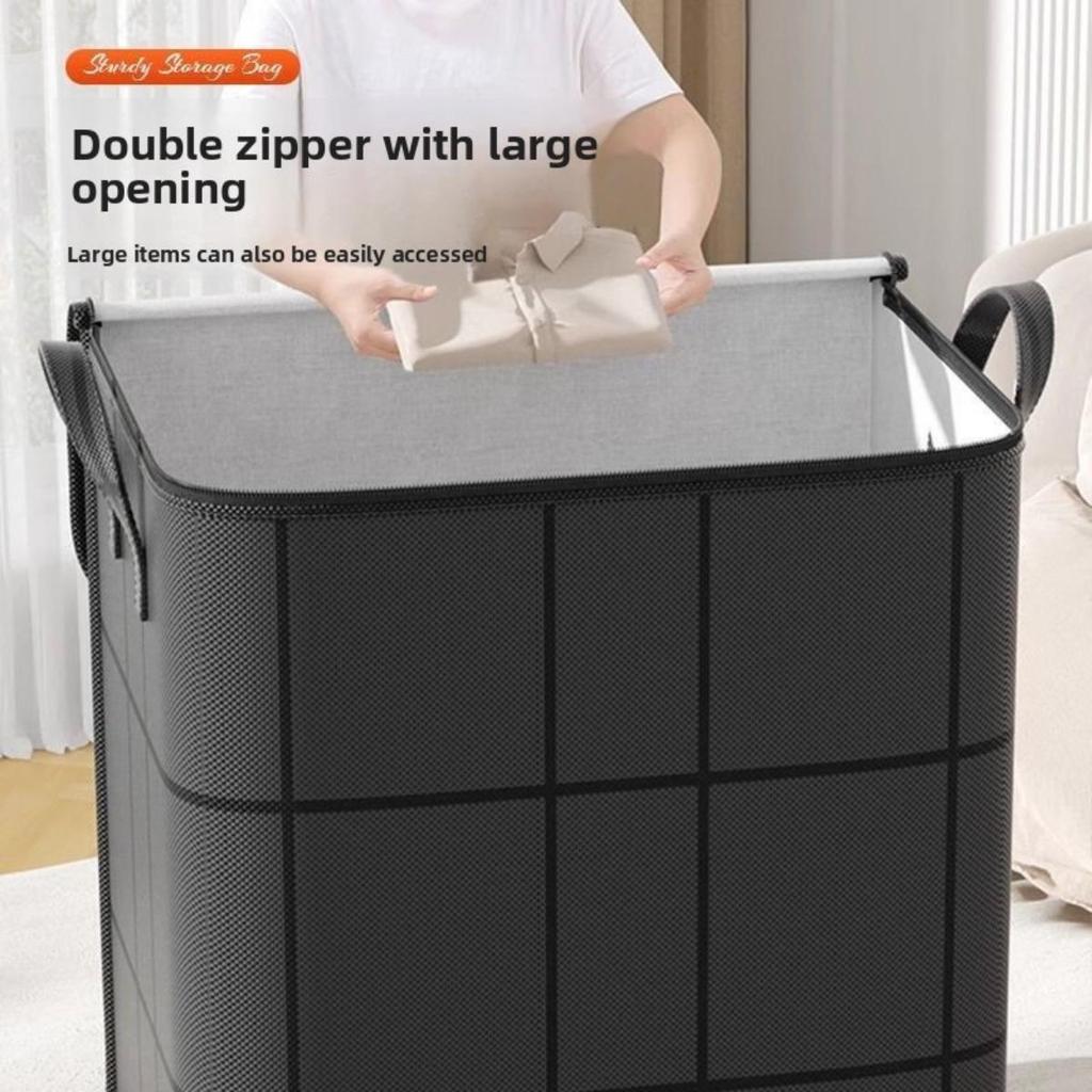 Borsa Portatile Ispessita Multifunzionale con Grande Capacità per Vestiti, Trapunte di Cotone, Borse Organizer, Borsa Impermeabile