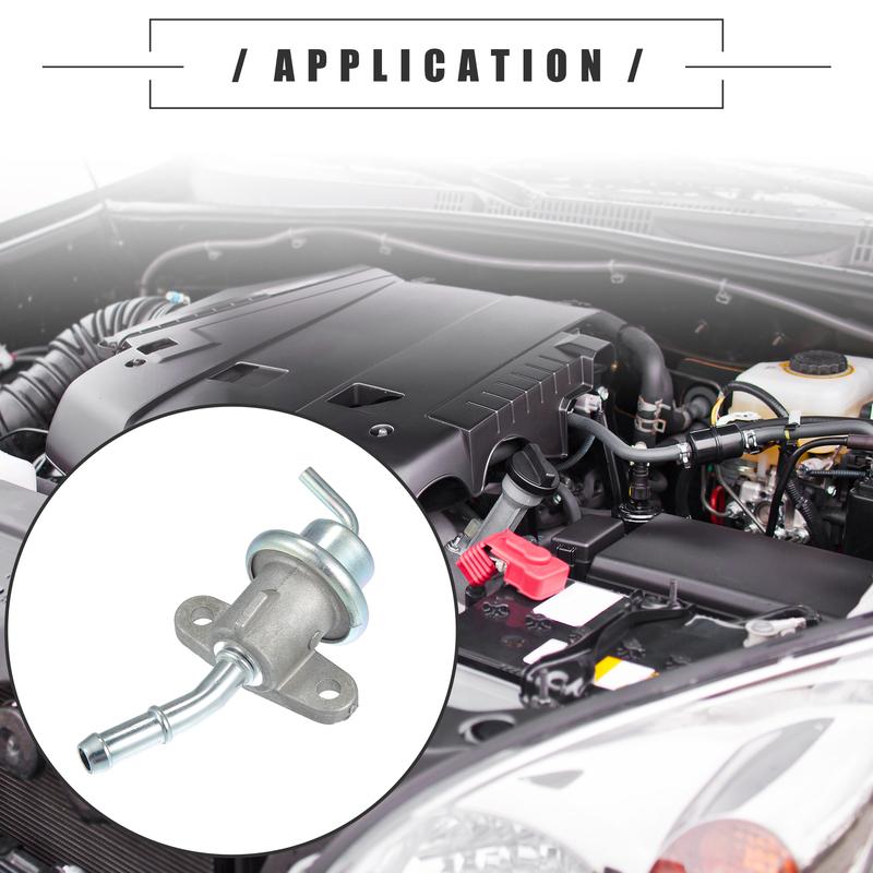 UXCELL Fuel Injection Pressure Regulator for Honda CBR600F4i 2002-2006 Silver Tone