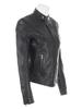 AVIATRIX Women's Super-Soft Real Leather Fitted Fashion Jacket (CRD9) - Black