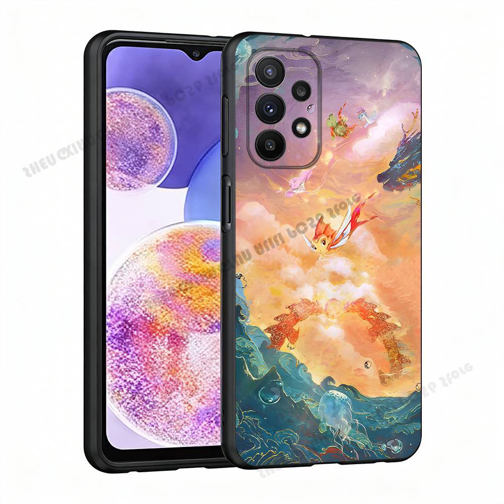 

Adventures of Little Carp Silicone Protect Case For Samsung A21 31 51 53 20 22 30 32 42 50 70 Cover Samsung A13 5G