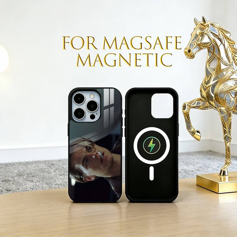 Leonardo DiCaprio Phone Case For iPhone17,16,15,14,13,12,11 Plus,Pro Magnetic with Magsafe Wireless Charging