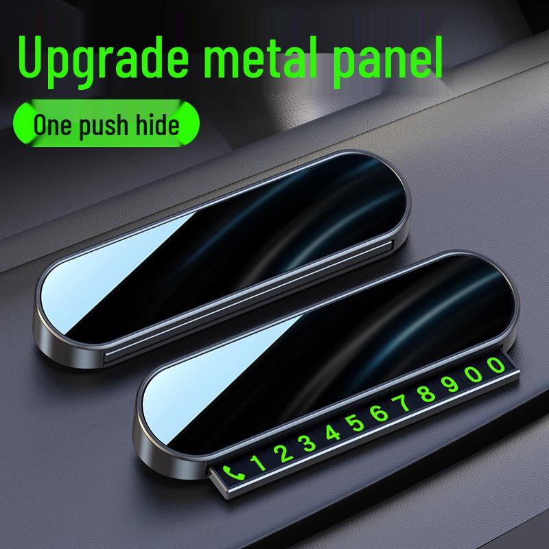 2025 Luminous Car Phone Number Plate: Hidden Temporary Parking Spot Indicator