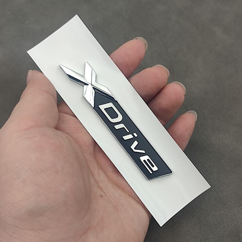 3D ABS X Drive Logo Xdrive Emblem Sticker Car Rear Trunk Badge For BMW E90 E39 E70 E84 E90 E60 E46 G20 G30 X1 X3 X5 Accessories