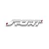 Metal Car Sticker 3D SPORT Emblem Trunk Fender Badge Decal Auto Racing Sport Word Letter Logo Sticker Car Decoration Accessories