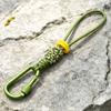 Braided Rope Water Bottle Lanyard Zinc Zinc Alloy Carabiner Hook Essential Key Chain Lanyard  Mountaineering