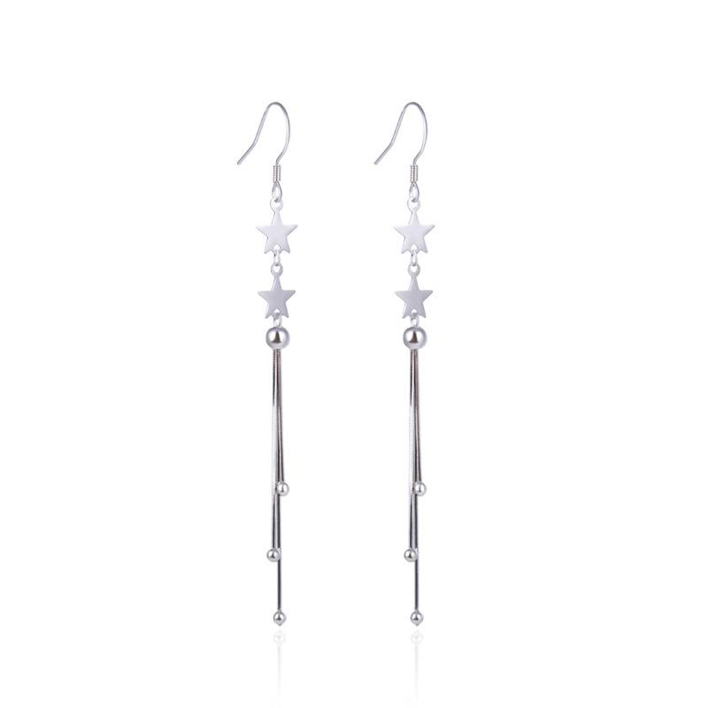 Pendientes Lindon de plata de ley 925, pendientes colgantes para mujer, regalos de fiesta de boda