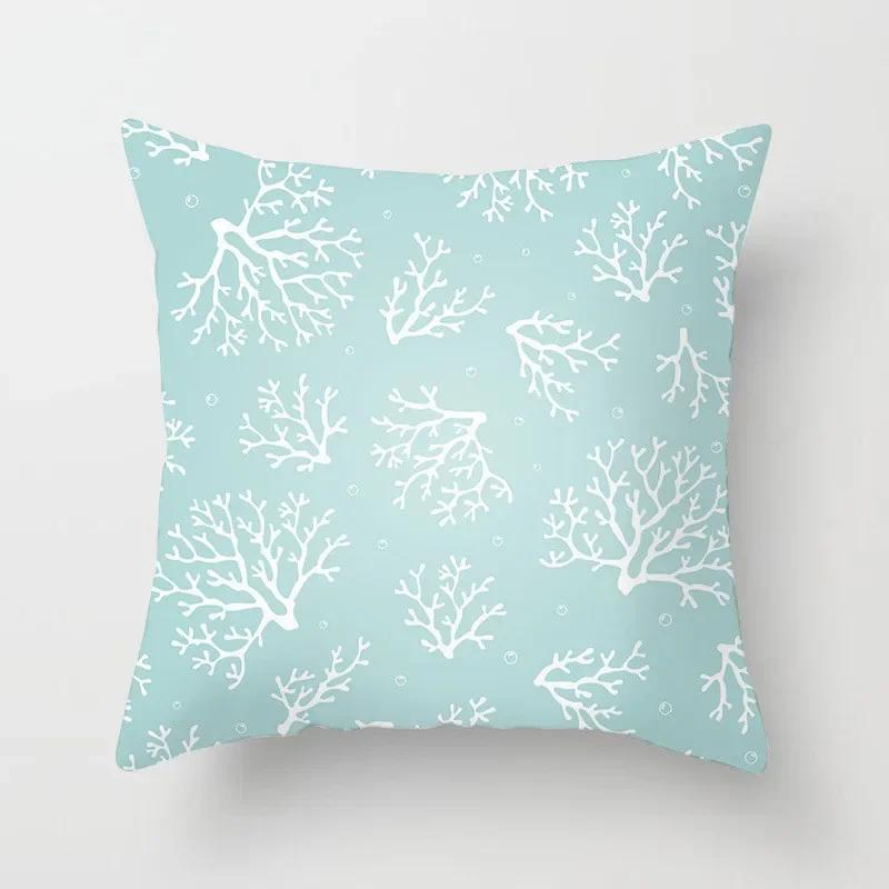 Mint Green Pillow Case Home Decorative Cushion Cover Modern Geometry Printing Pillowcase Sofa Couch Waist Pillow Covers