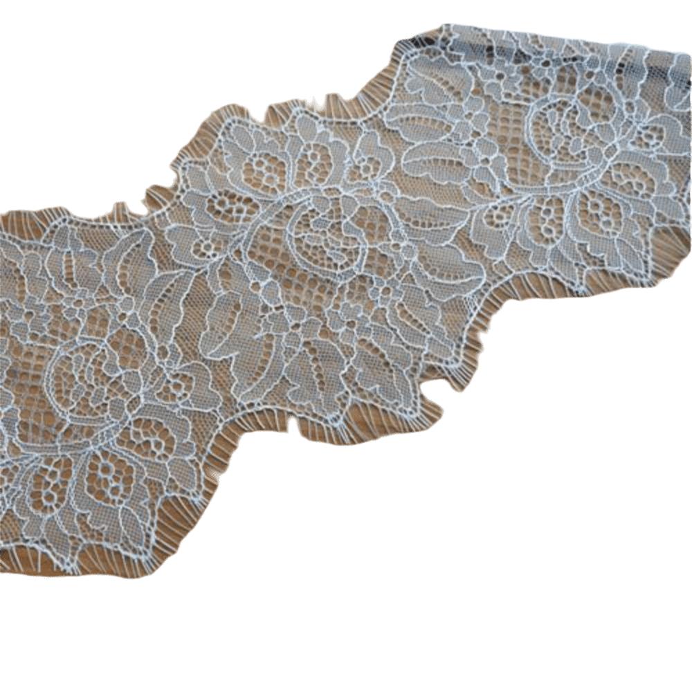 300cm Eyelash Lace Fabric Handmade DIY Material Wedding Embroidery Bearded Edge Lace Trim Lace Ribbons Trim Clothing Decoration