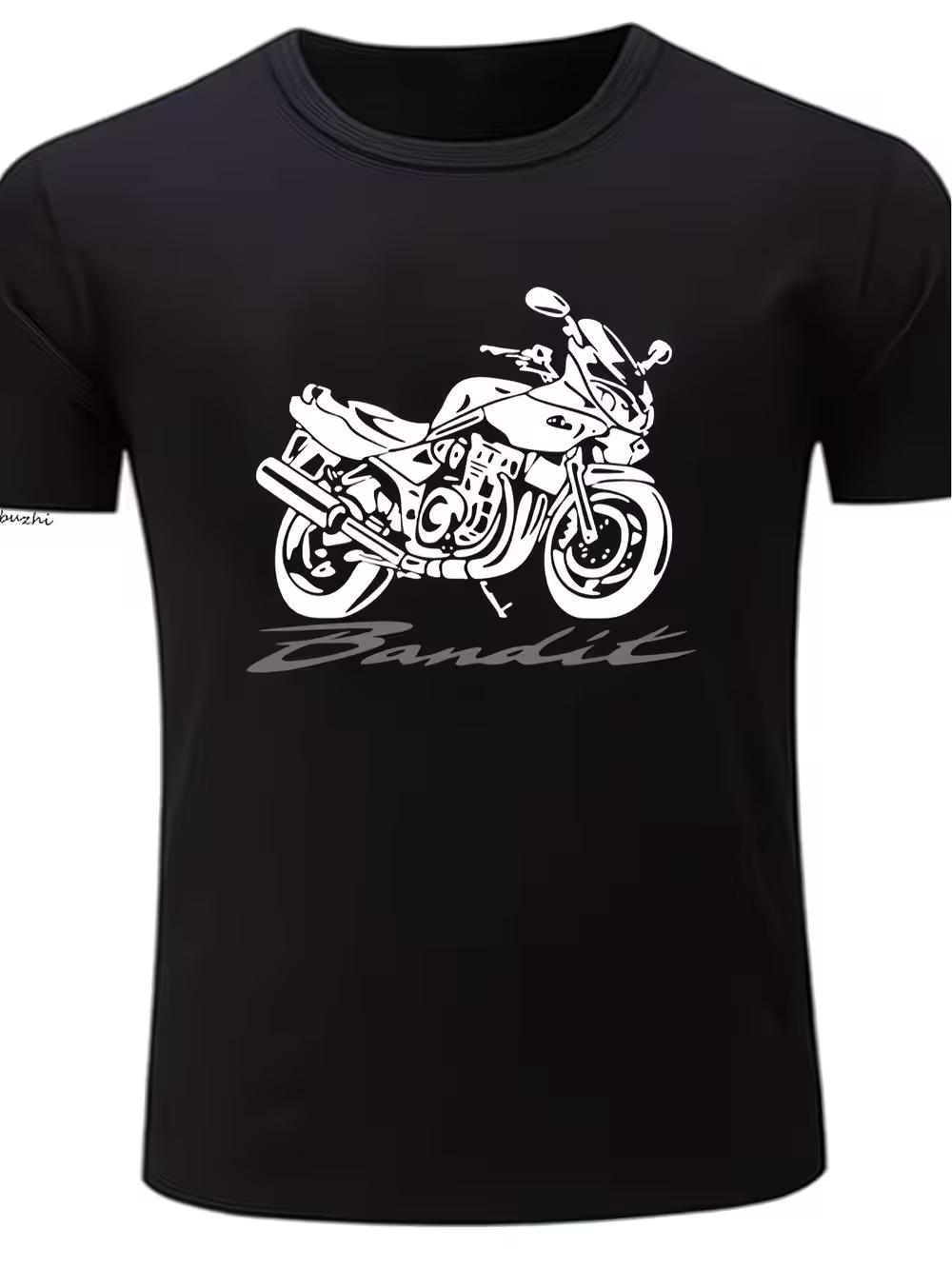 Мужская футболка Bandit 600/1200 - Одежда для энтузиастов мотоциклов с графикой Bandit 600/1200 S