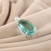 Green Apatite Gemstone Silver Pendant, 925 Sterling Silver Handmade Pendant, Silver Jewelry For Mother/Wife PP-64-2